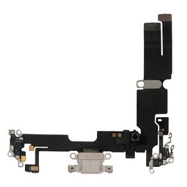 Шлейф зарядки нижний iPhone 14 Plus белый 821-03954 / разбор