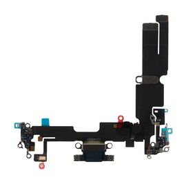 Шлейф зарядки нижний iPhone 14 Plus черный / 821-03954-04 / разбор