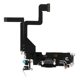 Шлейф зарядки нижний iPhone 14 Pro черный / 821-03751-04 / разбор