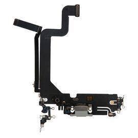 Шлейф зарядки нижний iPhone 14 Pro Max белый / 821-03832 / разбор