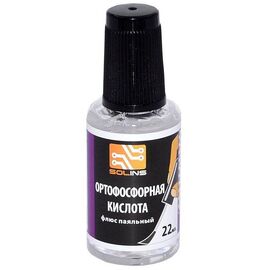 Ортофосфорная кислота техническая 75% с кисточкой Solins флакон ПЭ-22 мл