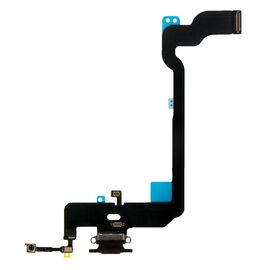 Шлейф зарядки нижний iPhone XS черный / 821-01363 / разбор