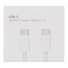 Кабель USB-C ↔ USB-C 240W 2m плетеный для iPhone 15 / ORIG