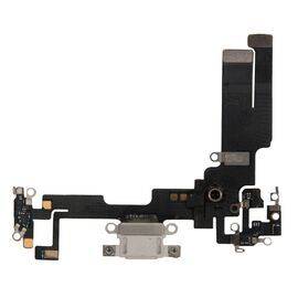 Шлейф зарядки нижний iPhone 14 белый / 821-03758 / разбор