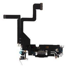 Шлейф зарядки нижний iPhone 14 Pro черный / 821-03751-04 / разбор