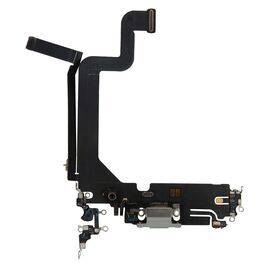 Шлейф зарядки нижний iPhone 14 Pro Max белый / 821-03832 / разбор