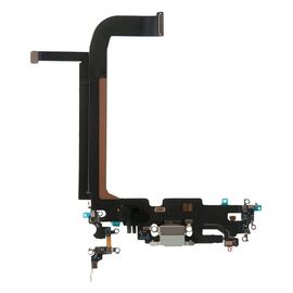 Шлейф зарядки нижний iPhone 13 Pro Max белый / 821-03241 / разбор