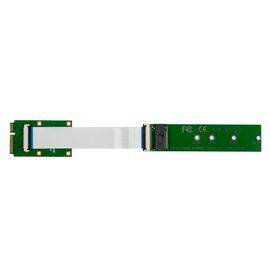 Переходник-удлинитель для SSD / Wi-Fi M.2 NVMe на mSATA  / NFHK N-MNA / N-PN08C