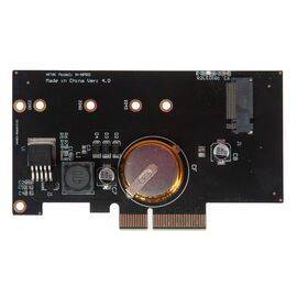 Плата расширения с защитой от отключения питания для SSD M.2 NVMe в разъем PCIe x4 / NFHK N-NGFF-PRO-4U