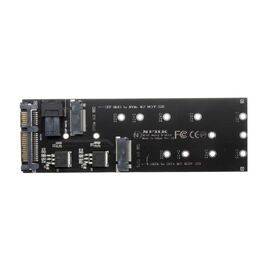 Переходник для SSD M.2 SATA / NVMe / SFF-8643 для установки в корпус SATA3 / NFHK N-8643P