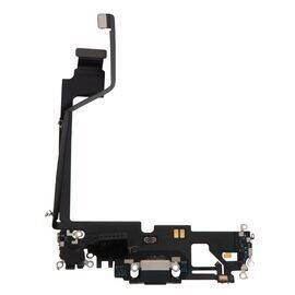 Шлейф зарядки нижний iPhone 12 Pro Max синий / 821-02541 / разбор