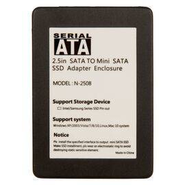Переходник для SSD mSATA для установки в корпус 2.5 SATA3 / NFHK N-2508