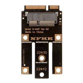 Переходник для M.2 A/E на SSD mSATA / NFHK N-9437E-G