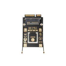 Переходник для PCIe M.2 / CNVi M.2 Wi-Fi IPEX4 на mini PCIe Wi-Fi IPEX1 / NFHK N-9438 V1