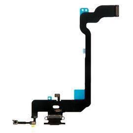 Шлейф зарядки нижний iPhone XS черный / 821-01363 / разбор