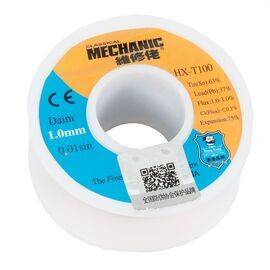Припой проволочный c флюсом Mechanic HX-T100 диаметр 1.0мм 55г