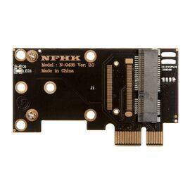 Плата расширения для Wi-Fi mSATA / miniPCIe на разъем PCIe x1 / NFHK N-9435-2M