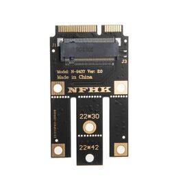 Переходник для SSD M.2 NVMe на SSD mSATA / NFHK N-9437A-B