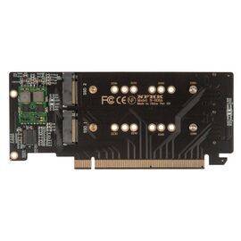 Плата расширения на 4 порта SSD M.2 NVMe в разъем PCIe x16 / NFHK N-R08A