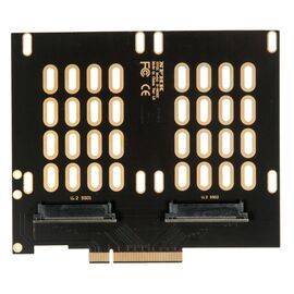 Плата расширения на 2 порта U.2 SFF-8639 на разъем PCIe x8 / NFHK N-8639X