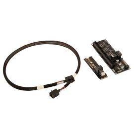 Переходник с M.2 NVMe на PCIe 4.0 16x по интерфейсу SFF-8643 / NFHK N-8643F / N-8643X