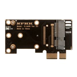 Плата расширения для Wi-Fi mSATA / miniPCIe на разъем PCIe x1 / NFHK N-9435-2M