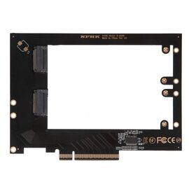 Плата расширения для 2х SSD EDSFF E1.S в разъем PCIe x8 / NFHK N-ED09