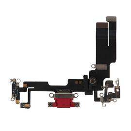 Шлейф зарядки нижний iPhone 14 красный / 821-03758-07 / разбор