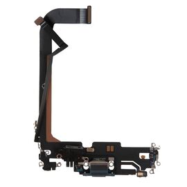 Шлейф зарядки нижний iPhone 13 Pro Max синий / 821-03241 / разбор