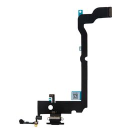 Шлейф зарядки нижний iPhone XS Max черный / 821-01415