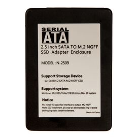 Переходник для SSD M.2 SATA для установки в корпус 2.5 SATA3 / NFHK N-2509