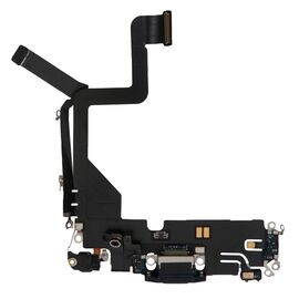 Шлейф зарядки нижний iPhone 14 Pro темно-фиолетовый / 821-03751-04 / разбор