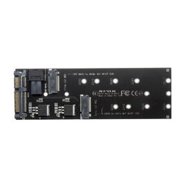 Переходник для SSD M.2 SATA / NVMe / SFF-8643 для установки в корпус SATA3 / NFHK N-8643P
