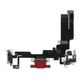 Шлейф зарядки нижний iPhone 14 красный / 821-03758-07 / разбор