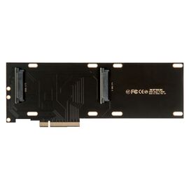 Плата расширения на 2 порта U.2 SFF-8639 на разъем PCIe x8 / NFHK N-8639F