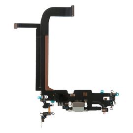 Шлейф зарядки нижний iPhone 13 Pro Max белый / 821-03241 / разбор