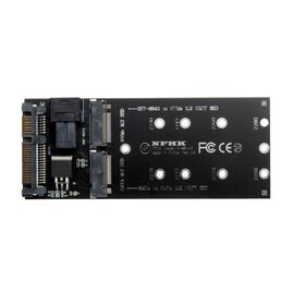Переходник для SSD M.2 SATA / NVMe / SFF-8643 для установки в корпус SATA3 / NFHK N-8643D