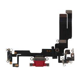 Шлейф зарядки нижний iPhone 14 красный / 821-03758-07 / разбор
