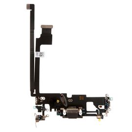 Шлейф зарядки нижний iPhone 12 Pro Max черный / 821-02541 / разбор