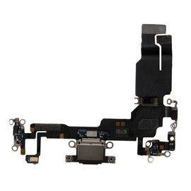 Шлейф зарядки нижний iPhone 15 черный / 821-04327-06 / разбор