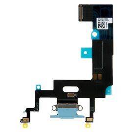 Шлейф зарядки нижний iPhone XR синий / 821-01702