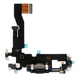 Шлейф зарядки нижний iPhone 12 / 12 Pro черный / 821-02627 / разбор