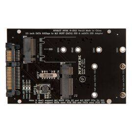 Переходник для SSD M.2 SATA / mSATA для установки в разъем 2.5 SATA3 / NFHK N-2513 Black