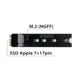 Переходник для SSD M.2 SATA на MacBook Air Mid 2012 / NFHK N-2012NA