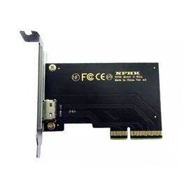 Плата расширения на 1 порт Oculink SFF-8612 в разъем PCIe x4 / NFHK W12A-2U