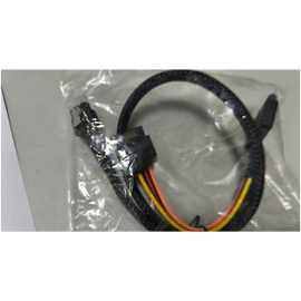 Кабель SlimSAS SFF-8654 8i — 2x U.2 SFF-8639 с питанием SATA / 0.5м