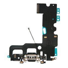 Шлейф зарядки нижний iPhone 7 черный / 821-00270 / AAA