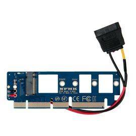 Плата расширения для SSD M.2 NVMe с питанием SATA в разъем PCIe x16 / NFHK N-M212