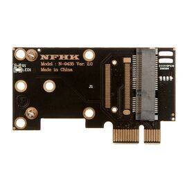 Плата расширения для Wi-Fi mSATA / miniPCIe на разъем PCIe x1 / NFHK N-9435-2M