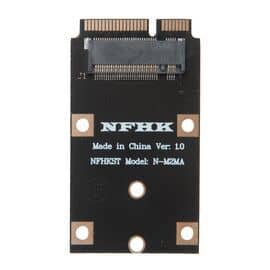 Переходник для SSD M.2 NVMe на SSD mSATA / NFHK N-M2MA